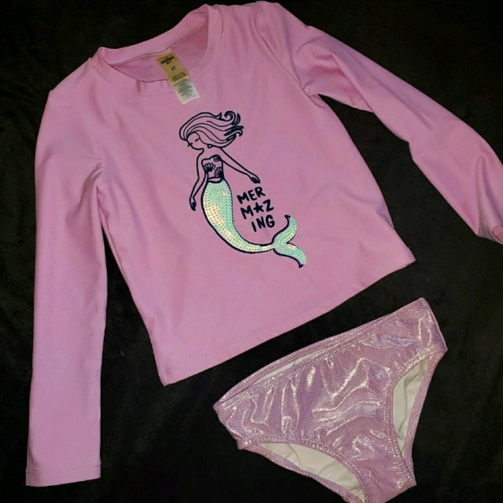 Girls mermaid swim suit